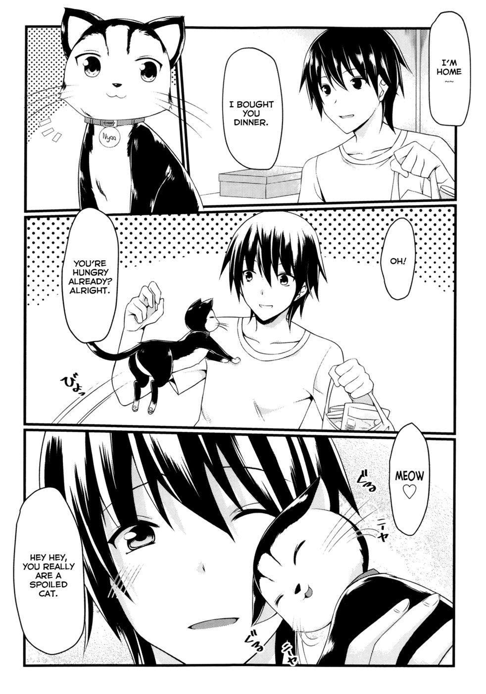 Hentai Manga Comic-CatWooOman - Story of a Cat and Yourself-Read-3